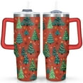 thumbnail image 1 of Christmas Gifts 40 oz Tumbler with Handle and Straw Lid,Cute Gifts for Women Winter Gnome Vacuum Insulated Leak Proof Tumbler,Holiday Accessories Stainless Steel Coffee Cup, 1 of 7