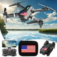 thumbnail image 1 of Christmas Gifts for Boys 8-12, Drone with 1080P FPV Camera Remote Control Toys Gifts for Boys Girls with Altitude Hold Headless Speed Adjustment, Black, One Size, 1 of 9