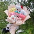 thumbnail image 1 of Christmas Gifts Cartoon Sanrio Plush Bouquet My Melody Kuromi Cinnamoroll Kt Cat Plush Doll Toy  Valentine Graduation Gifts, 1 of 7