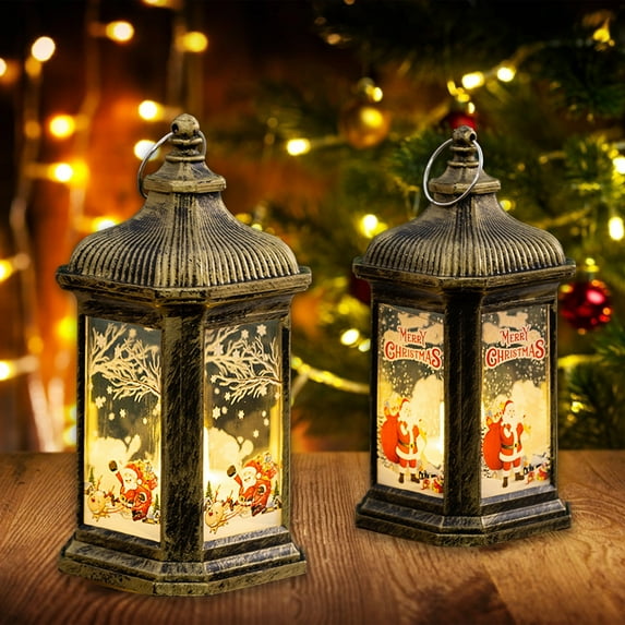 Christmas Gifts Christmas LED Light Desktop Lamp Decorative Night Light Home Holiday Party Scene Window Ornaments