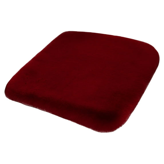 Christmas Gifts Clearance! Kezqiaxn Christmas Gifts Clearance! Car Seat Cushion Comfortable Pressure Relief Seat Cushion Plush Chair Cushions Pad for Car Driver Seat Office Chair Home Use Wine Red
