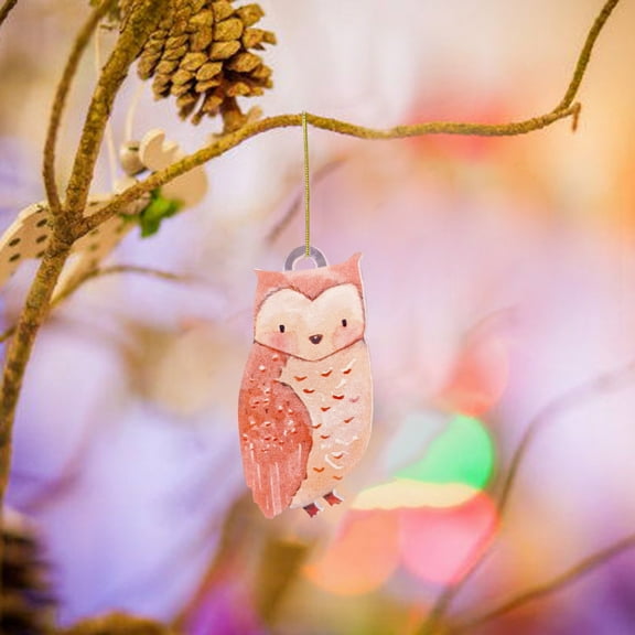 Christmas Gifts Clearance! Modern Christmas Ornaments Forest Animal Theme Ornaments (Single-Sided Acrylic) 1X Pendant