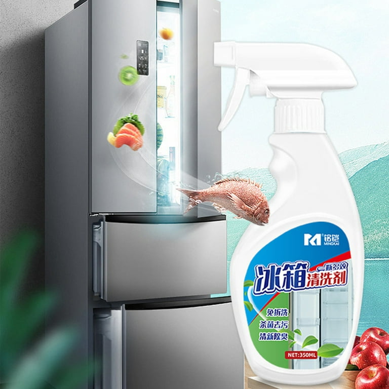Christmas Gifts Clearance! SHENGXINY Decontamination Refrigerator Cleaner  Kitchen Microwave Disinfection Deodorization Deodorant Refrigerator Cleaner  350ml 