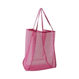 Home Kitchen Storage Organization Other Nylon Mesh Concert Storage Bag 26L Mesh Beach Tote Beach Bag Lightweight Foldable Tote For Beach Pool Vacation Shoulder Beach Bag Stadium Black Walmart