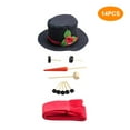 thumbnail image 1 of Christmas Gifts Clearance! SHENGXINY Outdoor Christmas Snowman Sets Decoration Clearance 14Pcs/Sets Snowman Decorating Kit Snowman Ma Kit Winter Party Kids Toys Multicolor, 1 of 9