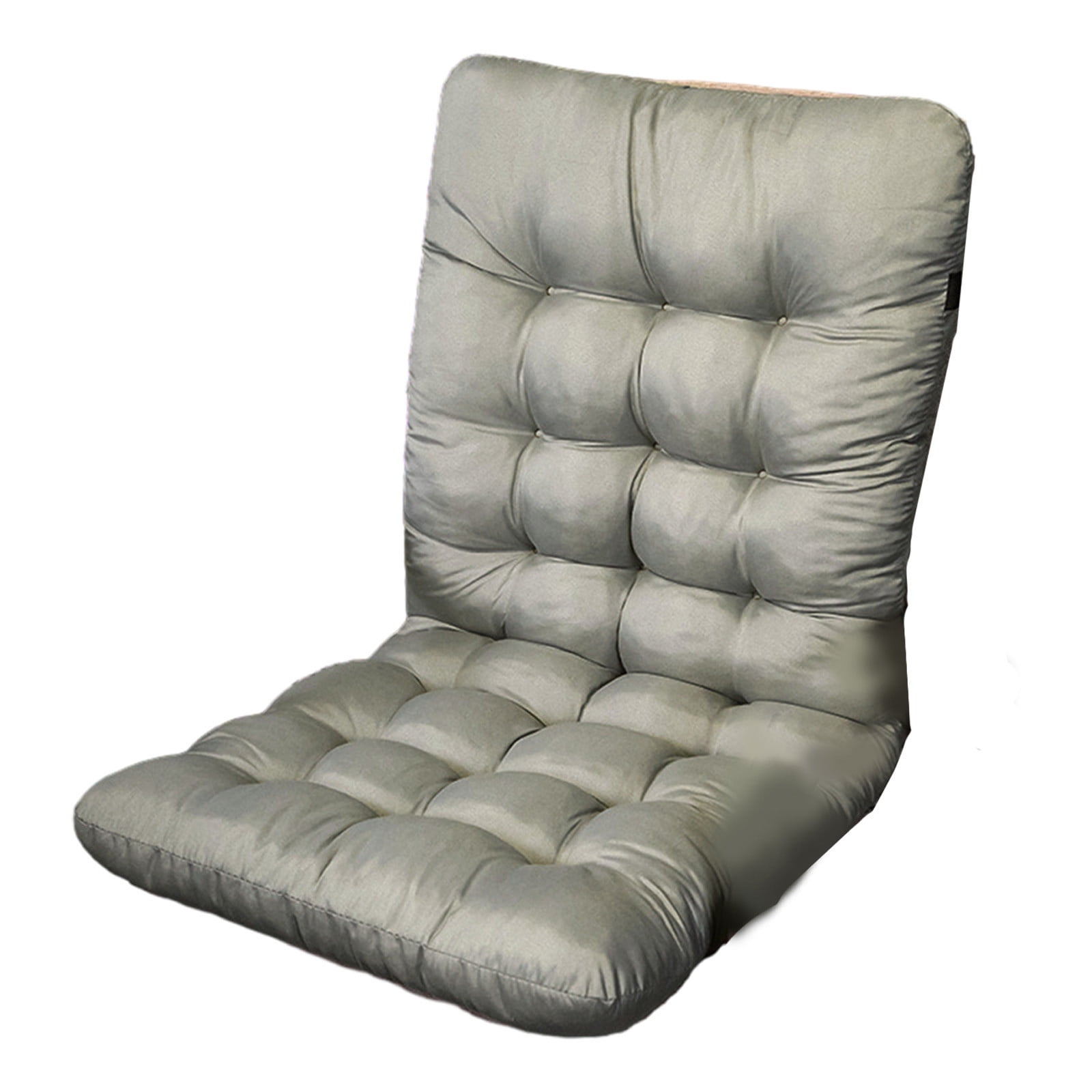 SHENGXINY Rocking Chair Cushion, 27 Inch Gray Floor Cushion with Memory ...