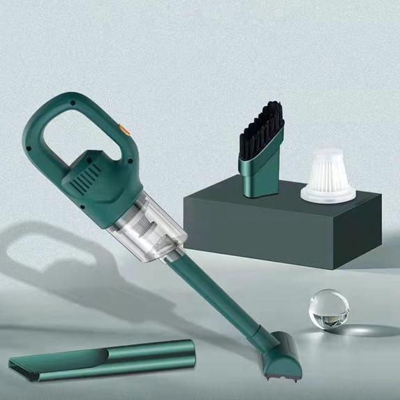 Christmas Gifts Clearance! SHENGXINY Vacuum Cleaner Clearance Car Portable Handheld Small Vacuum Cleaner Wireless Home Car Dual-use Rechargeable High-power Powerful Vacuum Cleaner Green