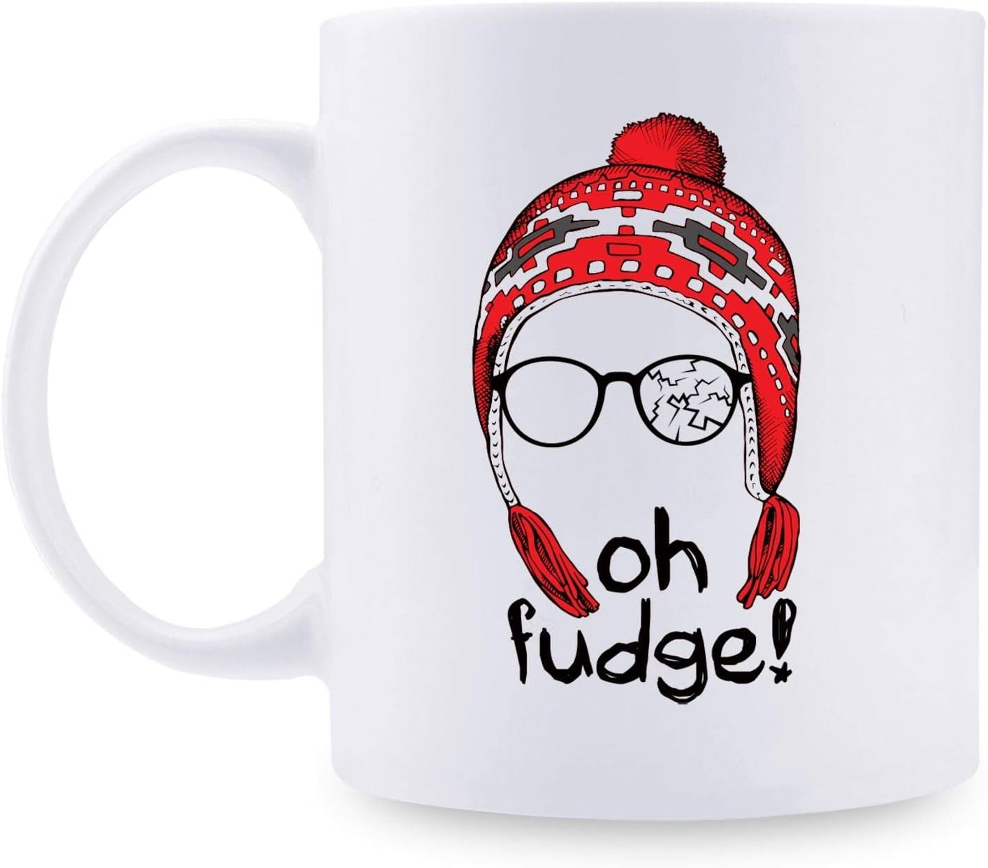 Christmas Theme Coffee Mug - 11oz Novelty Ceramic Mug With Holiday Design, Gift For Family, Friends, Christmas Movie Lovers