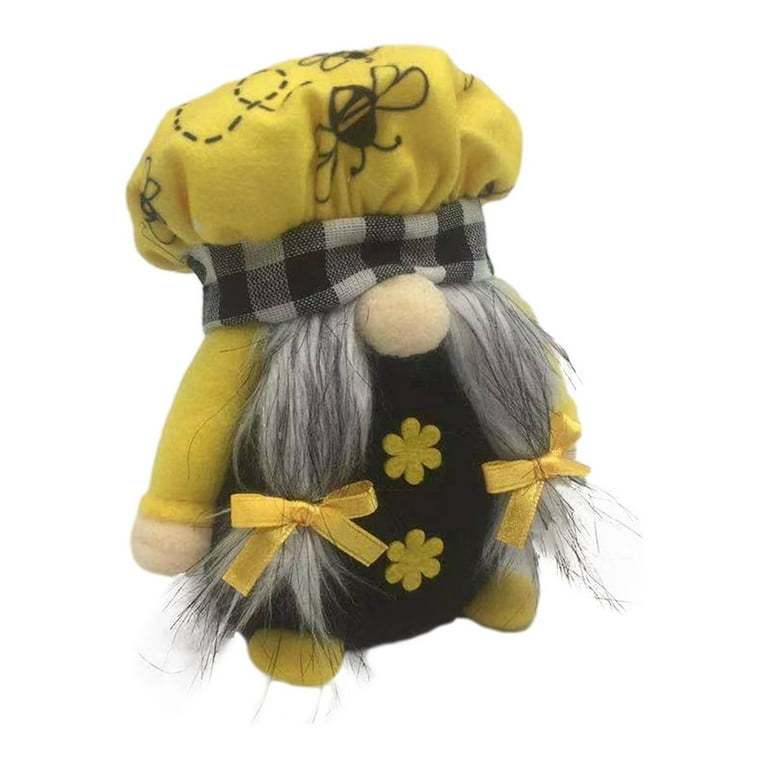 1pc, Bumble Bee Chef Gnome, Home Farmhouse Kitchen Decor, Bee Shelf Tiered  Tray Decorations