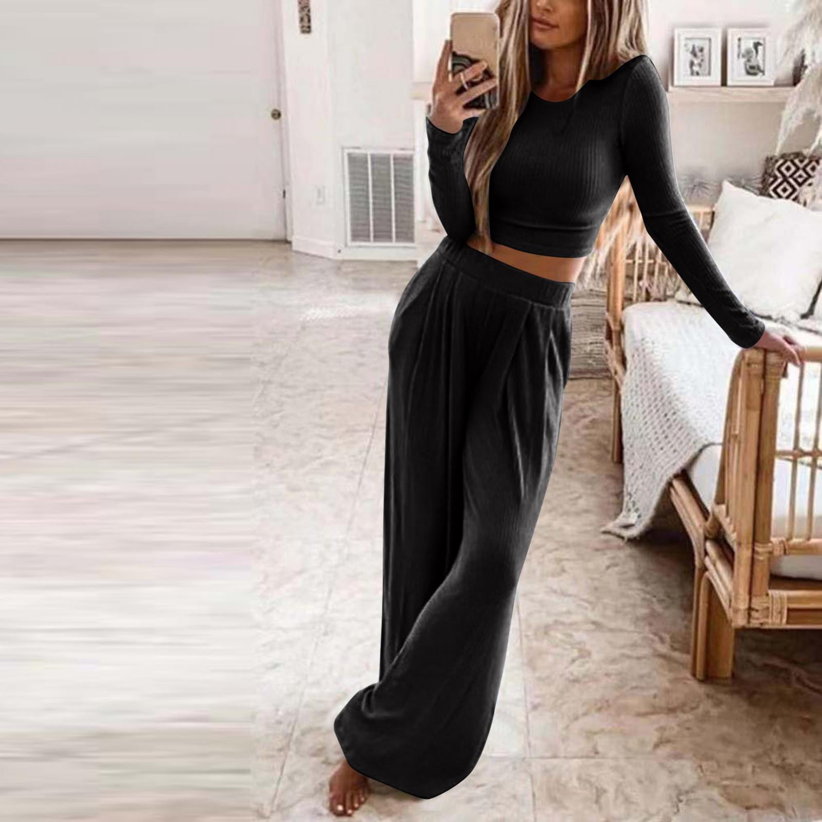 Christmas Gifts Deals for Days Mchoice Wide Leg Pant Suits for