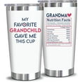thumbnail image 1 of Christmas Gifts For Grandma - Grandma Gifts From Granddaughter, Grandson - Birthday Gifts For Grandma, Nana, Gigi, Mimi, Grammy From Grandchildren, Grandchild - 20 Oz Tumbler, 1 of 6