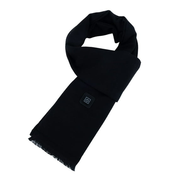 Christmas Gifts Head Scarf for Women Fall Fashion Heated Shawl Wool Neck Warm Cozy Womens Scarves Black