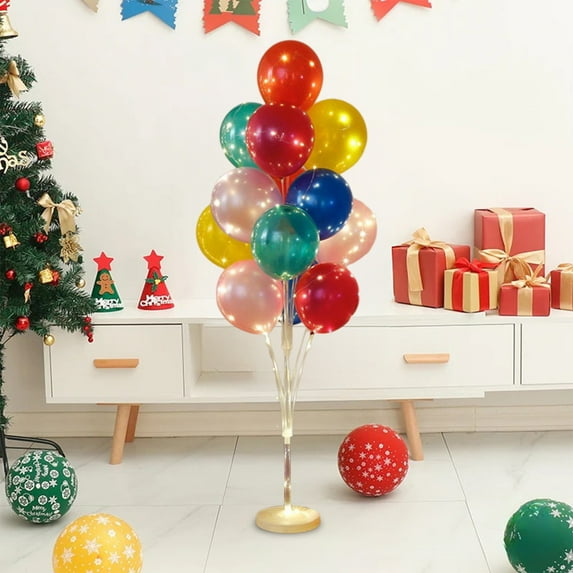 Christmas Gifts Inflatable Balls Decor Set with LED Lights Christmas Party Centerpiece For Festive Celebrations Christmas Tree Best Christmas Decor Home