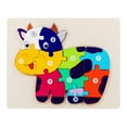 thumbnail image 1 of Wooden Puzzles Ages 2-4, Toys for 3 Year Old, Animal Toys Ages, Learning Puzzle, 1 of 9