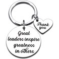 thumbnail image 1 of Christmas Gifts for Leader Thank You Gifts for Women Men Appreciation Keychain for Boss Lady Manager Mentor Supervisor Birthday Leaving Retirement Keyring Gift Christmas Stocking Stuffers for Leader, 1 of 7