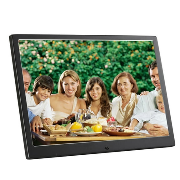 Christmas Gifts Liweisiy 15 Inches Smart Digital Photo Frame, 32Gb Playback Content, Tn Screen, Front Music Player Speaker, Adjust-Able Speed To Play Movies D4326 Black 39X35X7.5Cm