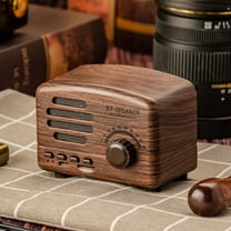 Christmas Gifts Liweisiy Bt01 Wireless Stereo Speakers, Portable Bluetooth Vintage Speakers With Powerful Sound, Answering Calls, Fm Radio Mode,- Card D1026 D D