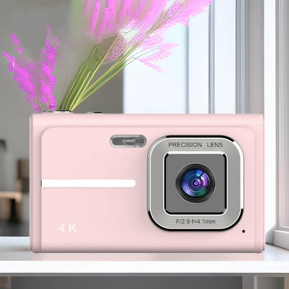 Christmas Gifts Liweisiy Digital Camera 1080P Hd Photography Supports Up To 48Mp Electronic Stabilization 5X Digital Ccd Student Portable Camera D2122 Pink Free Size