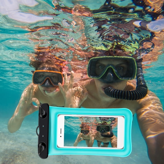 Christmas Gifts Liweisiy Mobile Phone Case Touching Screen Diving Swimming Mobile Phone Pouch 30 Meters Ipx8 Suitable For Mobile Phones Under 7. Inches 2Pcs D3932 Sky Blue Free Size
