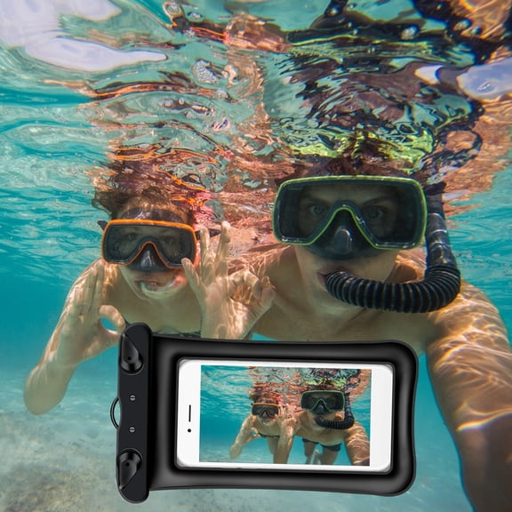 Christmas Gifts Liweisiy Mobile Phone Case Touching Screen Diving Swimming Mobile Phone Pouch 30 Meters Ipx8 Suitable For Mobile Phones Under 7. Inches 2Pcs D3929 Black Free Size