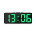 thumbnail image 1 of Christmas Gifts Liweisiy Multi Function Led Alarm Clock Student Dormitory Small Alarm Clock Temperature Date Display Multi Group Alarm Clock D1414 Green, 1 of 1