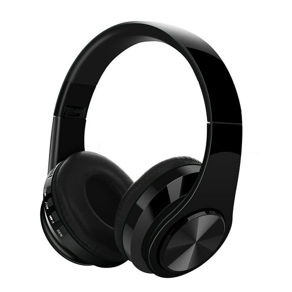 Christmas Gifts Liweisiy Outdoor Bluetooth Headphones Wireless -Aural Earmuff Headset Stereo Headset D340 Black One Size