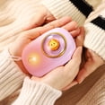 thumbnail image 1 of Christmas Gifts Liweisiy Portable Type-C Rechargeable Hand Warmer Two-Speed Therat Adjustable Hand Warmer D2256 Purple Free Size, 1 of 8