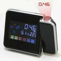 Christmas Gifts Liweisiy Projection Alarm Clock With Date Led Digital Clock D2557 Black