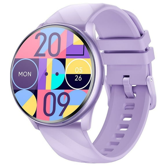 Christmas Gifts Liweisiy Smart Watch 1.46Inch 360X360 Display Screen Smart Watches For Phones Smart Fitness Watch For Women Man Smartwatch D5694 Purple Free Size