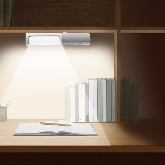 Christmas Gifts Liweisiy Usb Charging For Convenient Adsorption Brightness Adjustable Led Handheld Large Capacity Built-In Battery Learning And Reading Light D4416 Gray