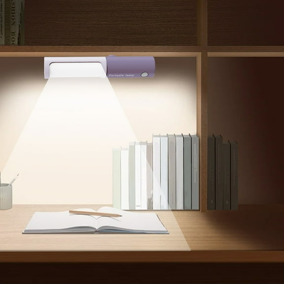 Christmas Gifts Liweisiy Usb Charging For Convenient Adsorption Brightness Adjustable Led Handheld Large Capacity Built-In Battery Learning And Reading Light D4417 Purple
