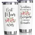 thumbnail image 1 of Christmas Gifts for Mom from Daughter, Son - 20 OZ Tumbler Mom Gifts for Mom, Mother-in-Law, Wife, Women - Best Mom Ever Awesome Insulated Cup Unique Birthday Xmas Boxed Gifts from Husband, 1 of 6