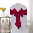 thumbnail image 1 of Christmas Gifts New Ties-Free Bow Elastic Chair Back Decoration Hotel Banquet Thickened Elastic Chair Back Flower Ties Chair Cover Decoration Wine, 1 of 6