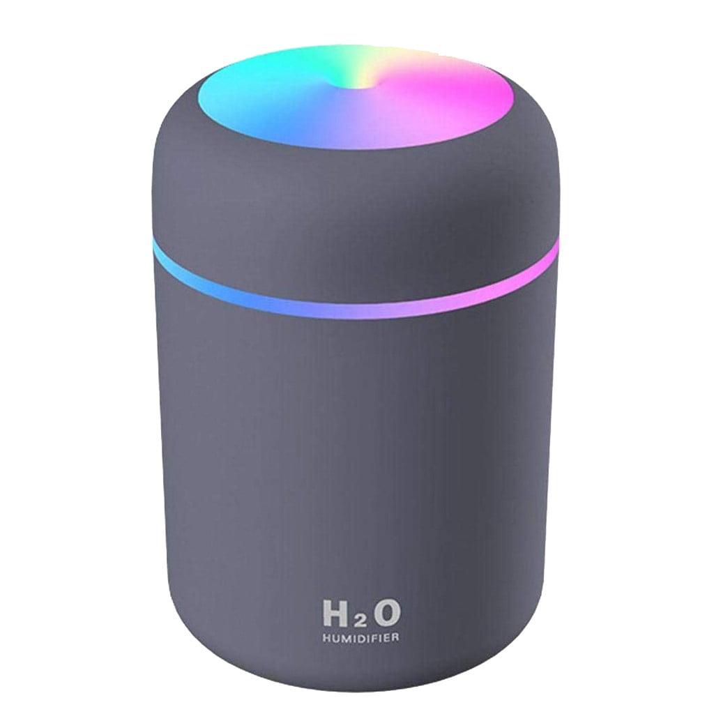 Wiueurtly Neulizadores,Hcm-T Humidifier,Nebulizar Portátil,Portable Humidifiers,Portable Mini Humidifier 300ml Cool Mist with Night Light