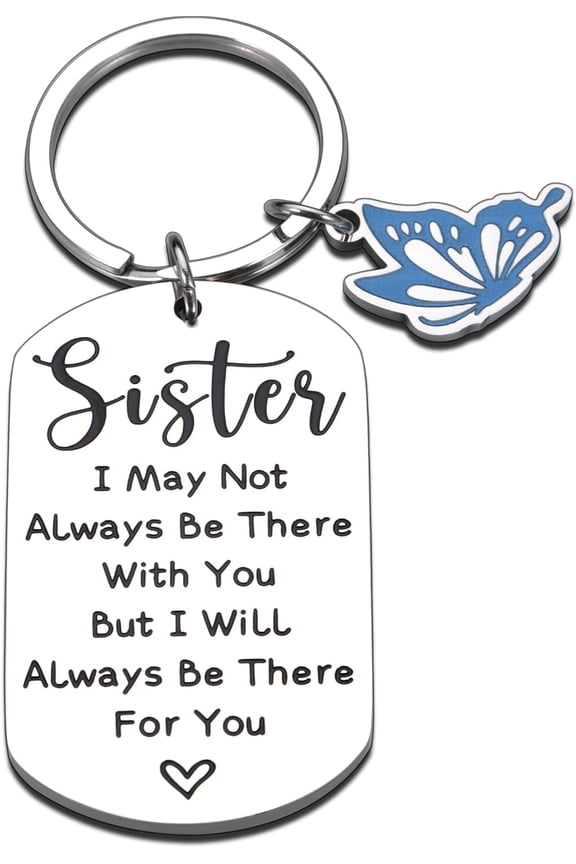 Christmas Gifts for Sister Sister Gifts from Sister Keychain Gift for Women Big Sister Birthday Gift Ideas Long Distance Gift for Sister Christmas Stocking Stuffers Mothers Day Gifts