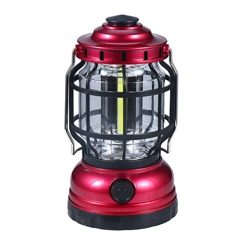 Christmas Gifts! Sruiluo Camping Accessories on Clearance, Rechargeable LED  Camping Lantern, 3.94x3.947.09 Portable Camping Tent Lights with Luminance  Adjustable, LED Barn Lantern Lamp, Red 