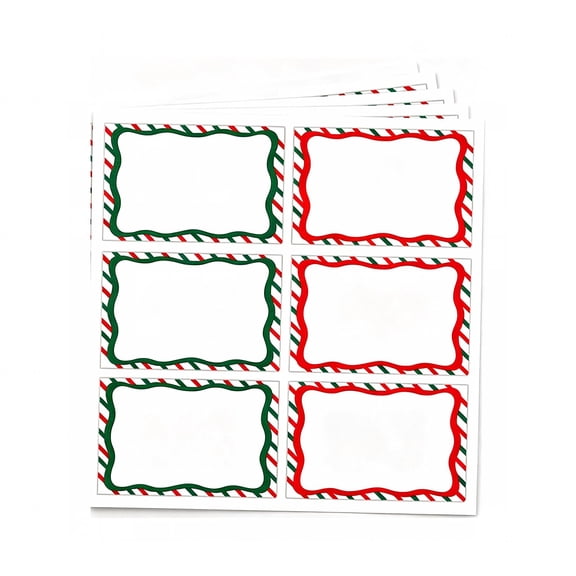 Christmas Gifts Tags for New Year 3x2inch to from Christmas Name Tags, Holiday Decorative Present Stickers 204Pcs