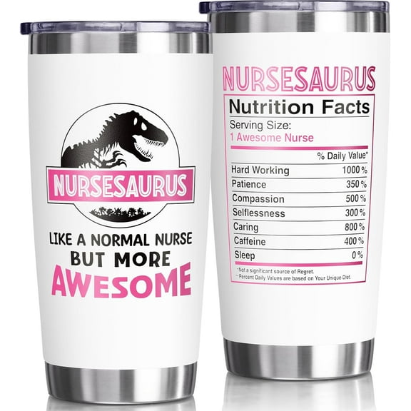 Christmas Gifts for Teacher from Students, 20 OZ Tumbler Gifts for Teacher Appreciation Best Teacher Gift, Teachersaurus Insulated Cup Unique Boxed Gifts for Teacher Birthday Thanksgiving