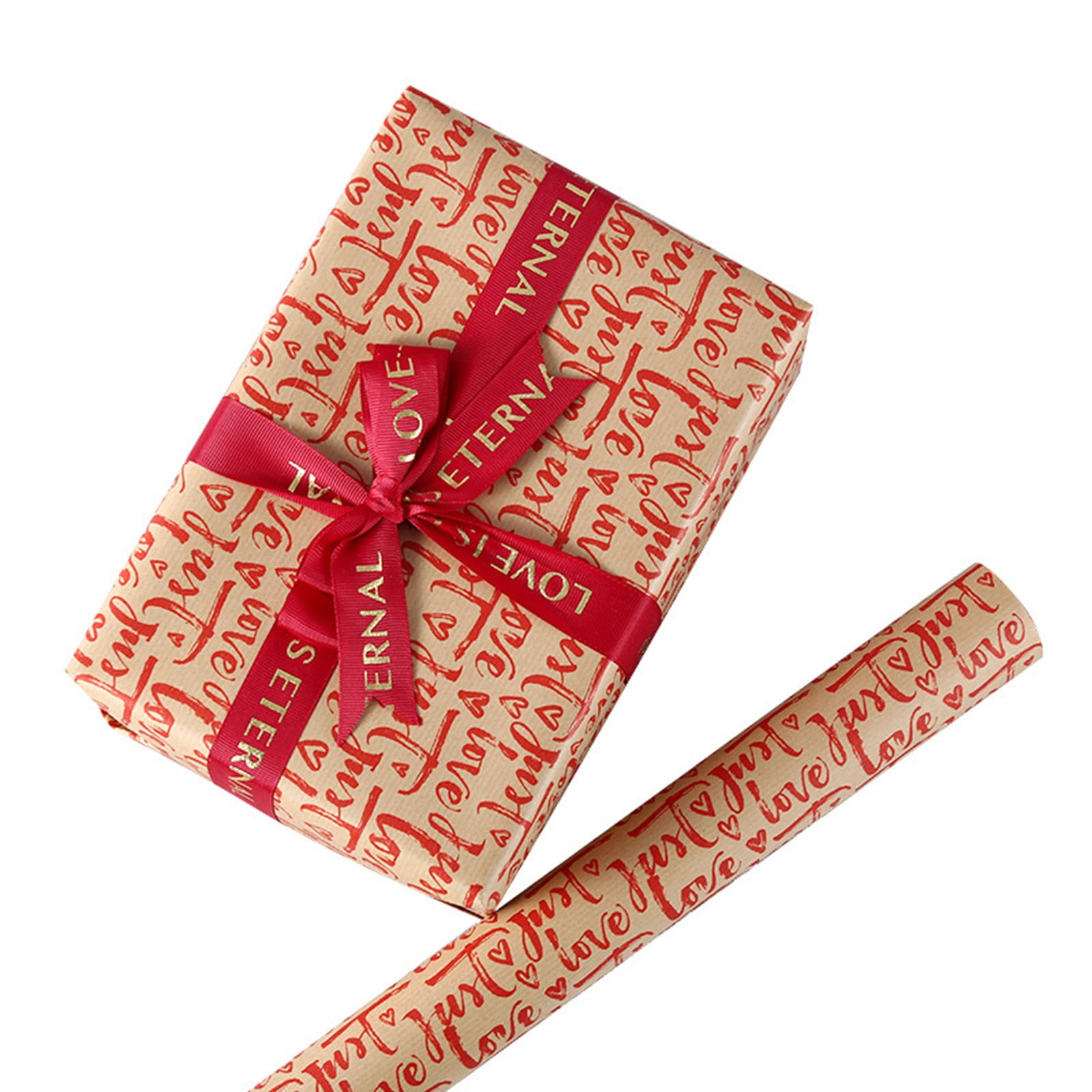 9 Pieces of Gift Wrapping Paper, Ultra Thick Kraft Paper, Ideal