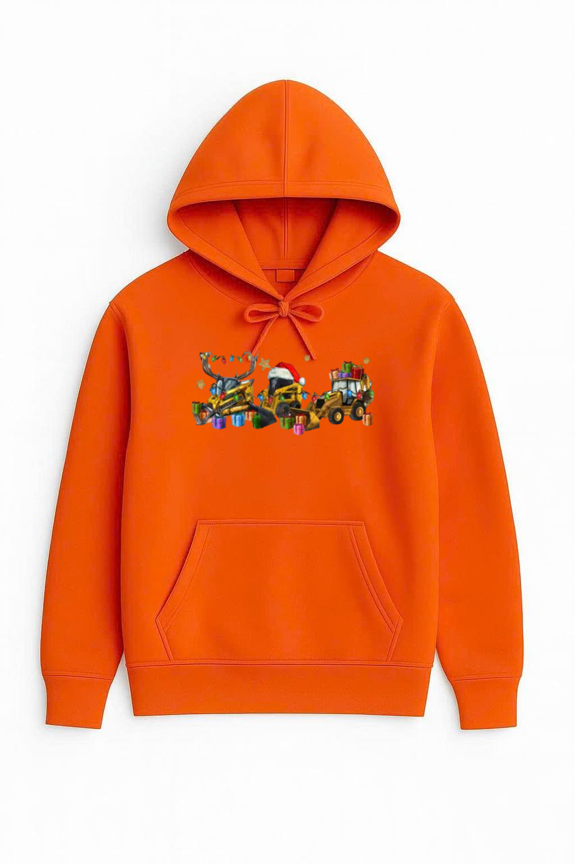 Christmas Gifts With Cranes Seasonal Holiday Nature Graphic Hoodie Shirt, up to size 5XL