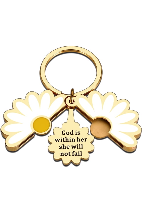 Christmas Gifts for Women Christian Gifts for Women White Elephant Gifts for Adults Confirmation Baptism First Communion Gifts for Girls Religious Gift Easter Basket Stuffers Bible Verse Keychain