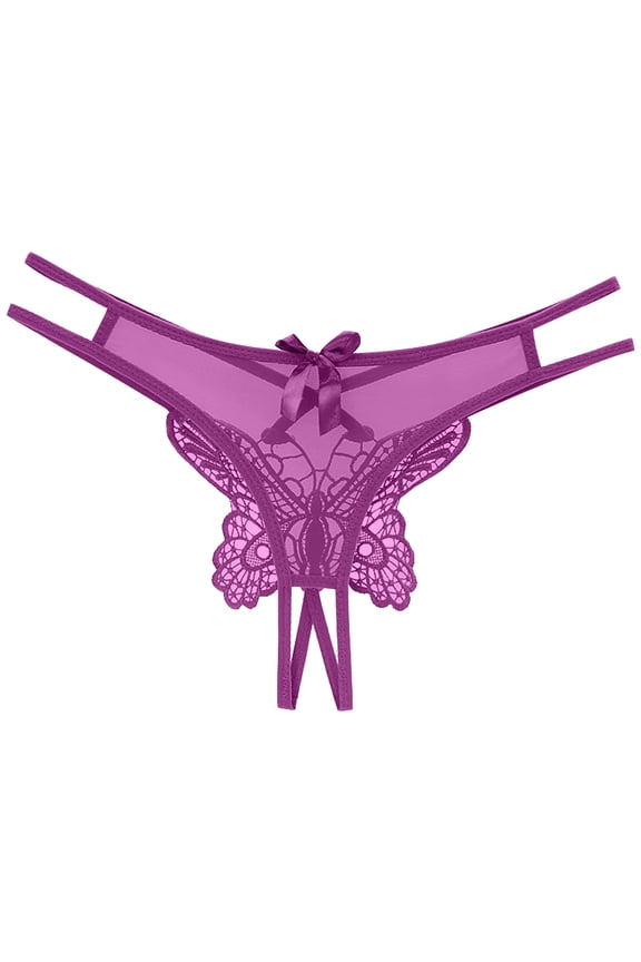 Christmas Gifts for Women UHEOUN Sexy Underwear for Women, Plus Size Lace Sheer Lingerie Panties Lace Knickers Briefs Underwear Thong for Women Naughty for Play, Christmas Clearance Sale