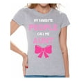thumbnail image 1 of Christmas Gifts for Aunt - Aunt Ladies Shirt - Birthday Gifts Aunt Women T-Shirt - My Favorite People Call Me Aunt Tee for Her Merry Xmas Shirts, 1 of 4