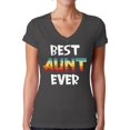 thumbnail image 1 of Christmas Gifts for Aunt - Aunt V-Neck Shirt - Aunt Birthday Gifts Best Aunt Ever Women T-Shirt - Auntie Tee for Her Merry Xmas Shirts, 1 of 4