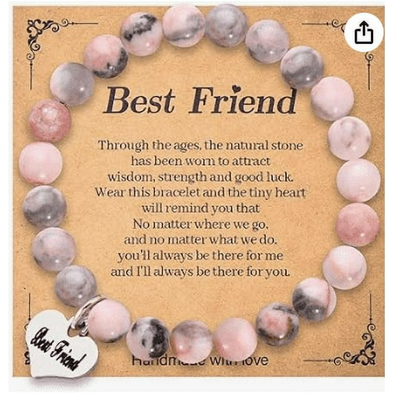 Christmas Gifts for Friend Sister Aunt Nana Grandma Mom Birthday Gifts for Mom Natural Stone Bead Bracelets for Women Girls