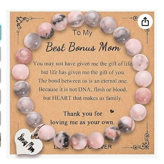 Christmas Gifts for Friend Sister Aunt Nana Grandma Mom Birthday Gifts for Mom Natural Stone Bead Bracelets for Women Girls