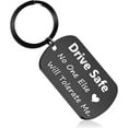 thumbnail image 1 of Christmas Gifts for Him, Boyfriend, Husband - Drive Safe Keychain Mens Stocking Stuffers, Birthday Gifts for Men, 1 of 6