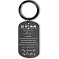 thumbnail image 1 of Christmas Gifts for Him, Boyfriend, Husband - Drive Safe Keychain Mens Stocking Stuffers, Birthday Gifts for Men, 1 of 12