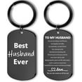 thumbnail image 1 of Christmas Gifts for Him, Boyfriend, Husband - Drive Safe Keychain Mens Stocking Stuffers, Birthday Gifts for Men, 1 of 12