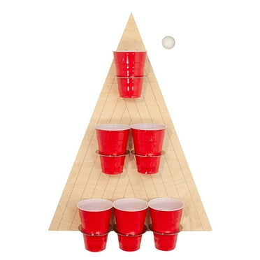 Christmas Gifts for Kids Toys Clearance -Beer Rack Throwing Game Wine Glass Game Wooden Sign Competitive